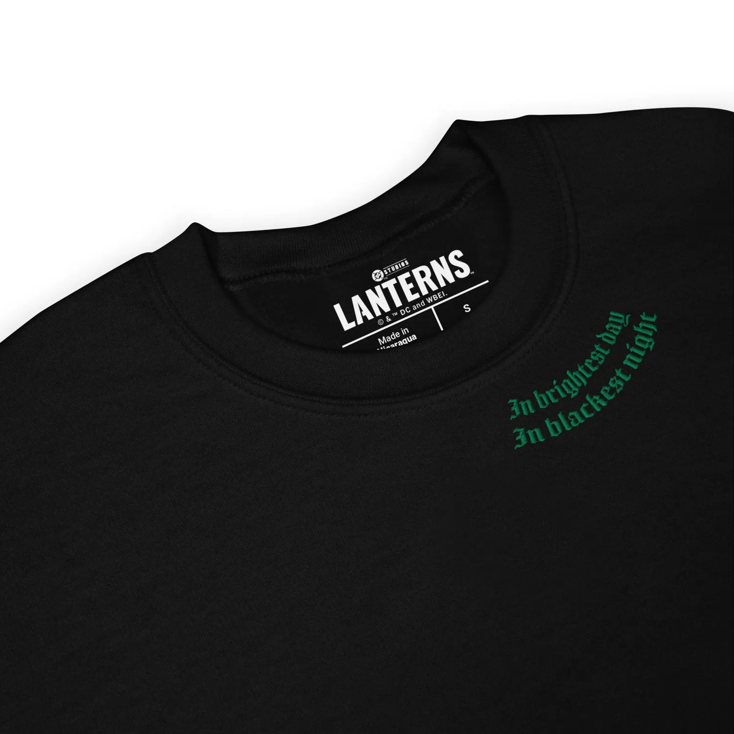 Batman Lanterns In Brightest Day In Blackest Night collegegenser S–5XL brodert