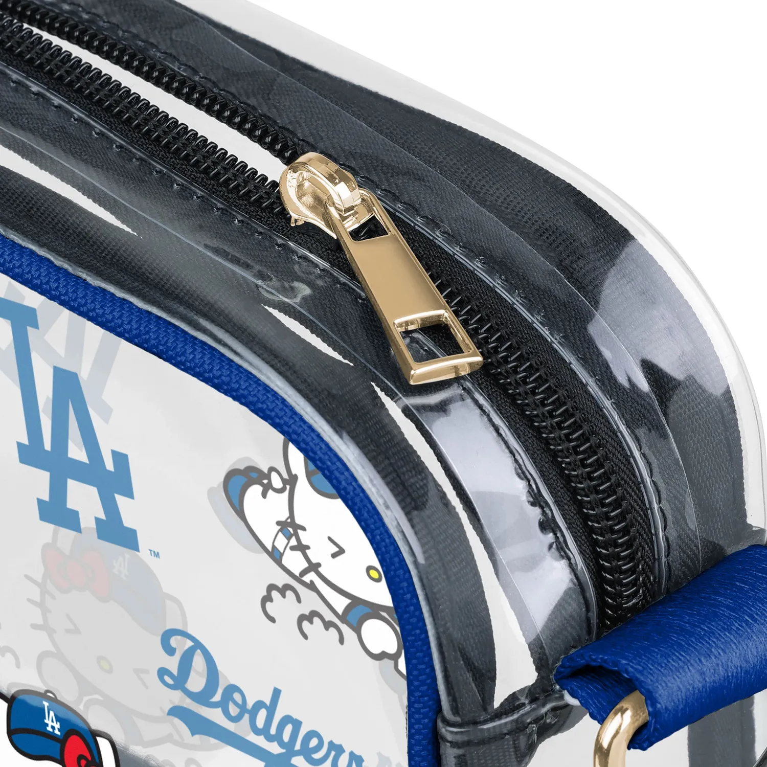 Hello Kitty Los Angeles Dodgers gjennomsiktig crossbody-veske 2 l