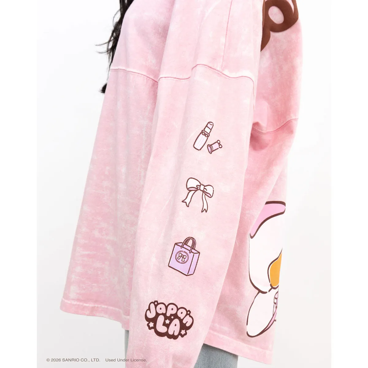 Hello Kitty Lovelymocha JapanLA Spirit Jersey genser rosa 100 % bomull