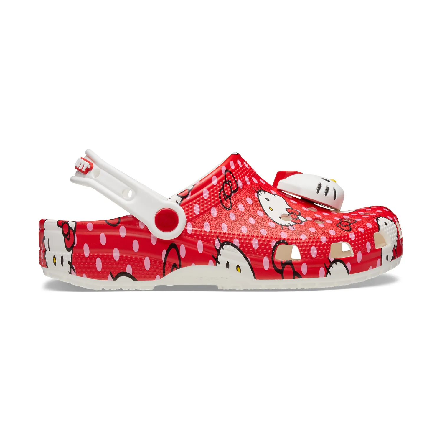 Hello Kitty x Crocs Adult Red Classic Clog sko rød