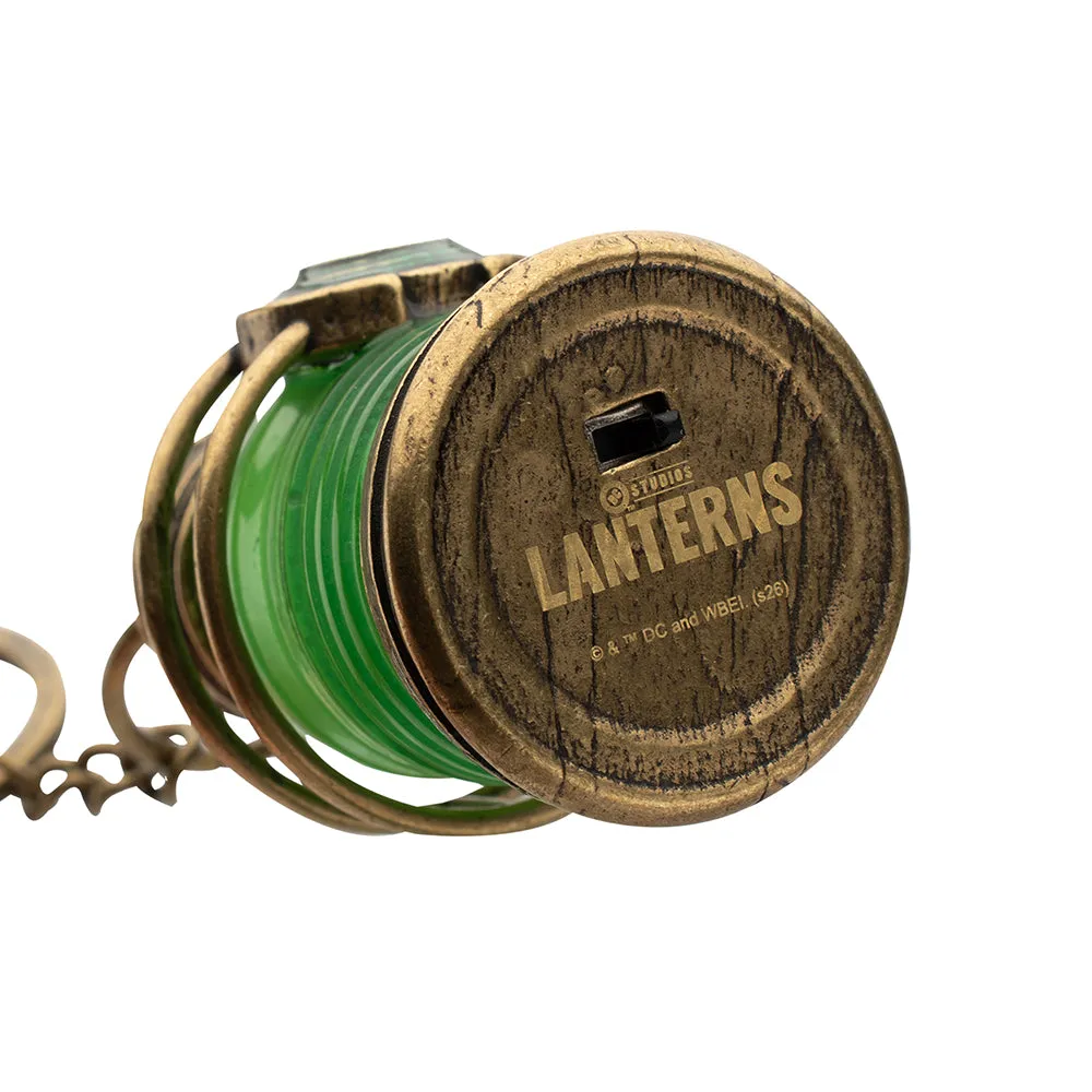 Green Lantern LANTERNS Power Battery Light Up Key Chain nøkkelring lys