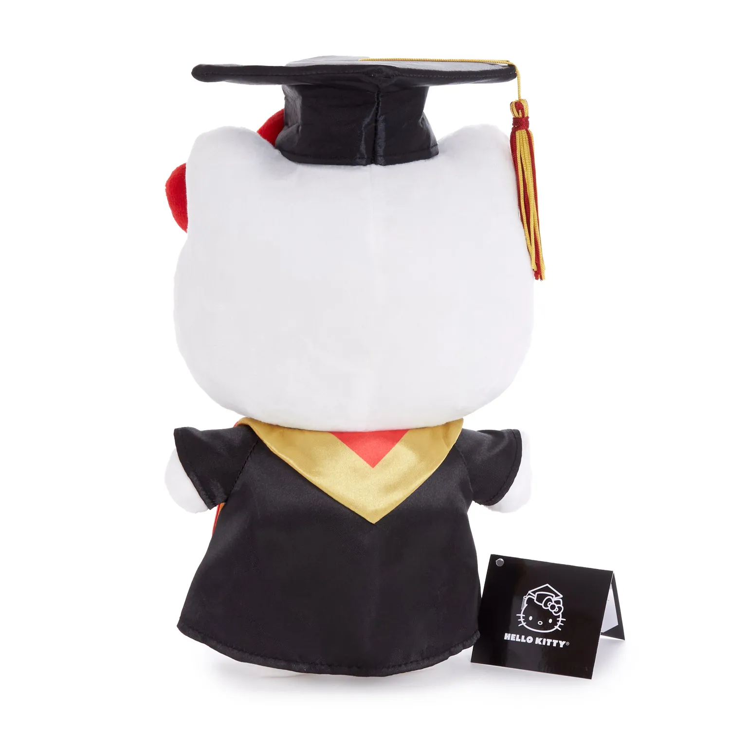 Hello Kitty Graduation 9" plysjbamse rød