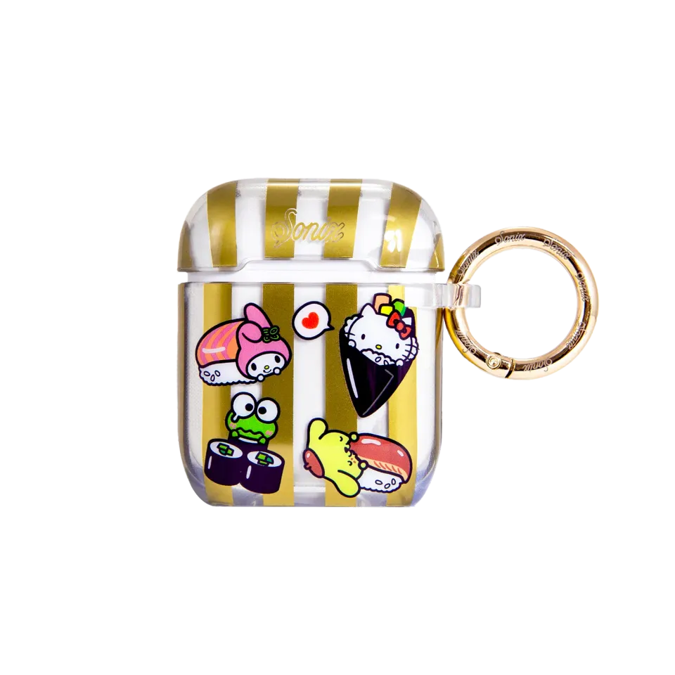 Hello Kitty and Friends x Sonix Sushi AirPods-etui gull Gen 2 Gen 3 Pro