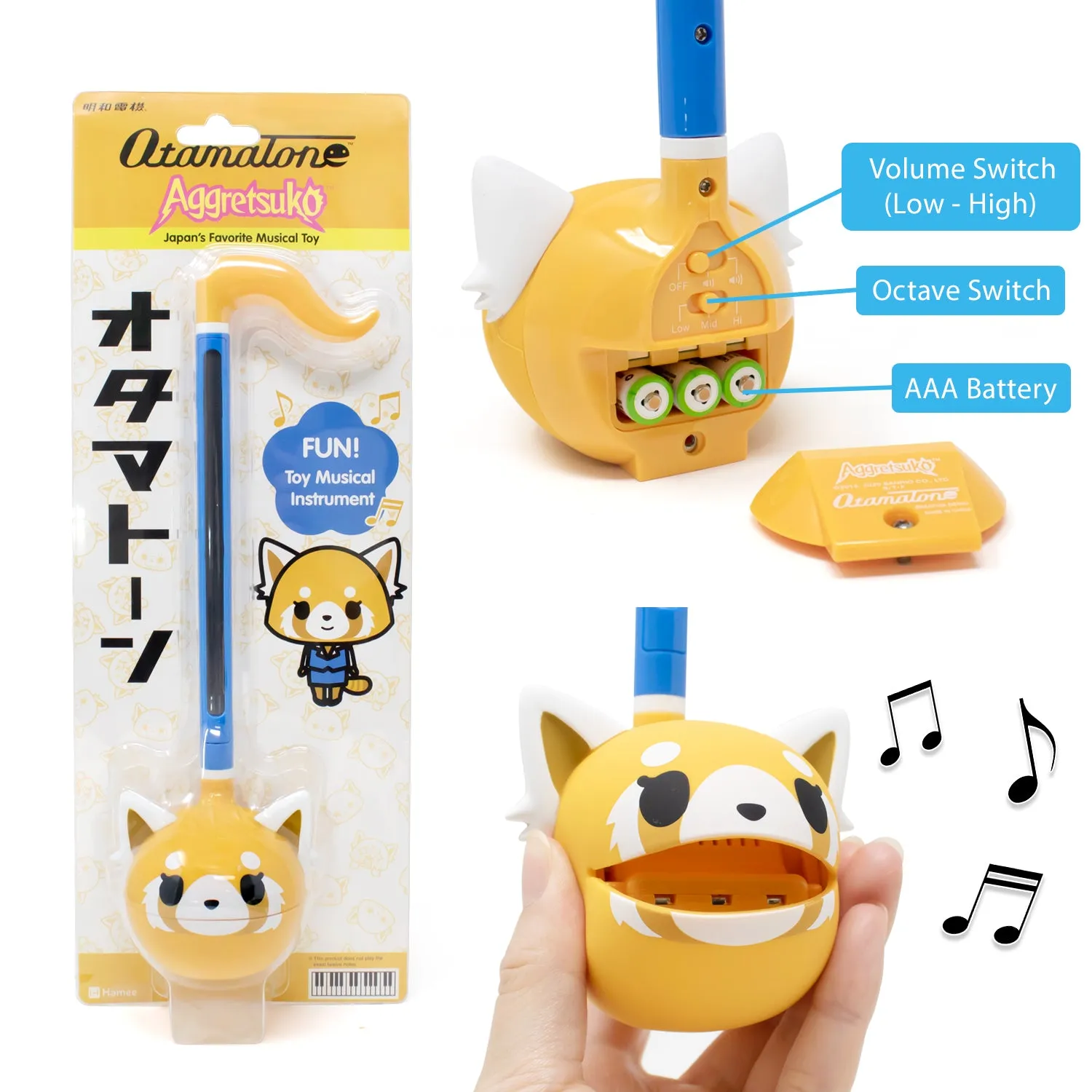 Hello Kitty Otamatone Sanrio Aggretsuko Sweet elektronisk instrument