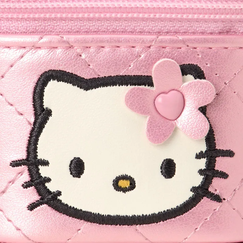 Hello Kitty Mini Quilt Series rosa tilbehørsetui hardt etui