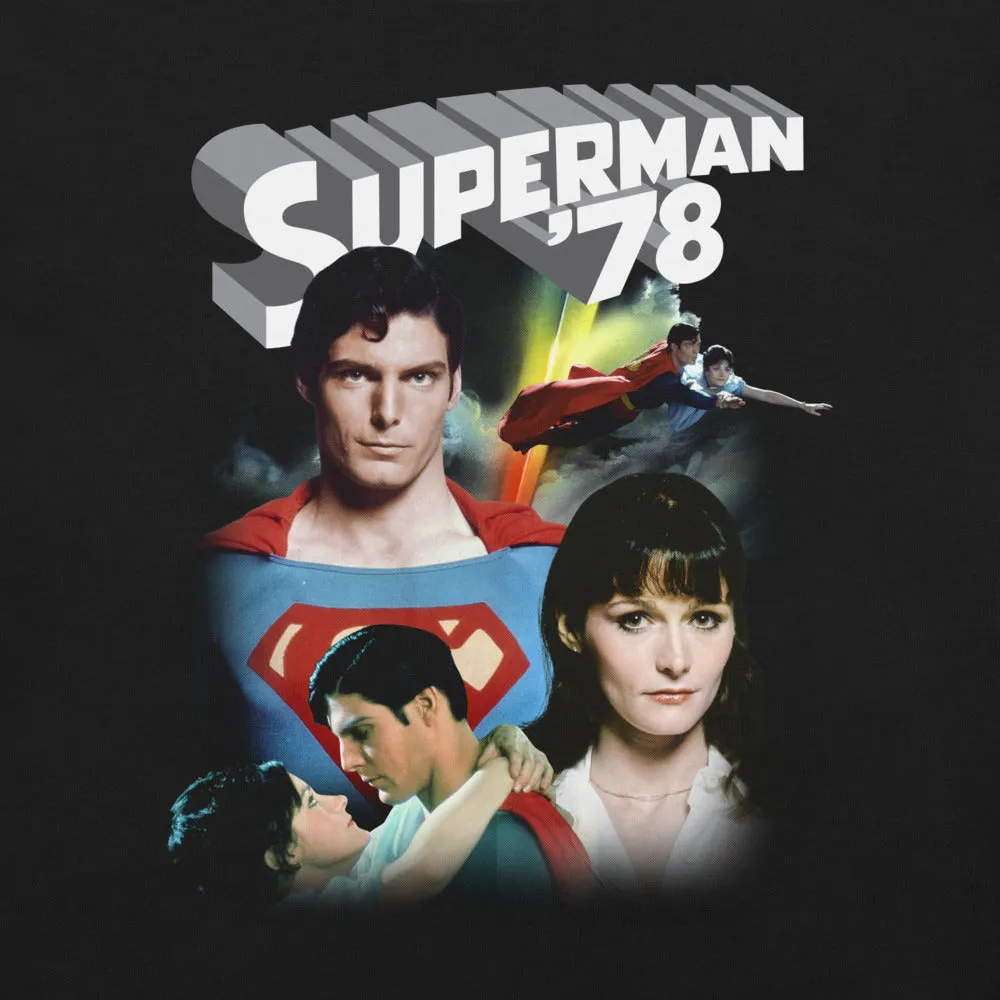Batman Superman: The Movie Different Worlds T-skjorte svart