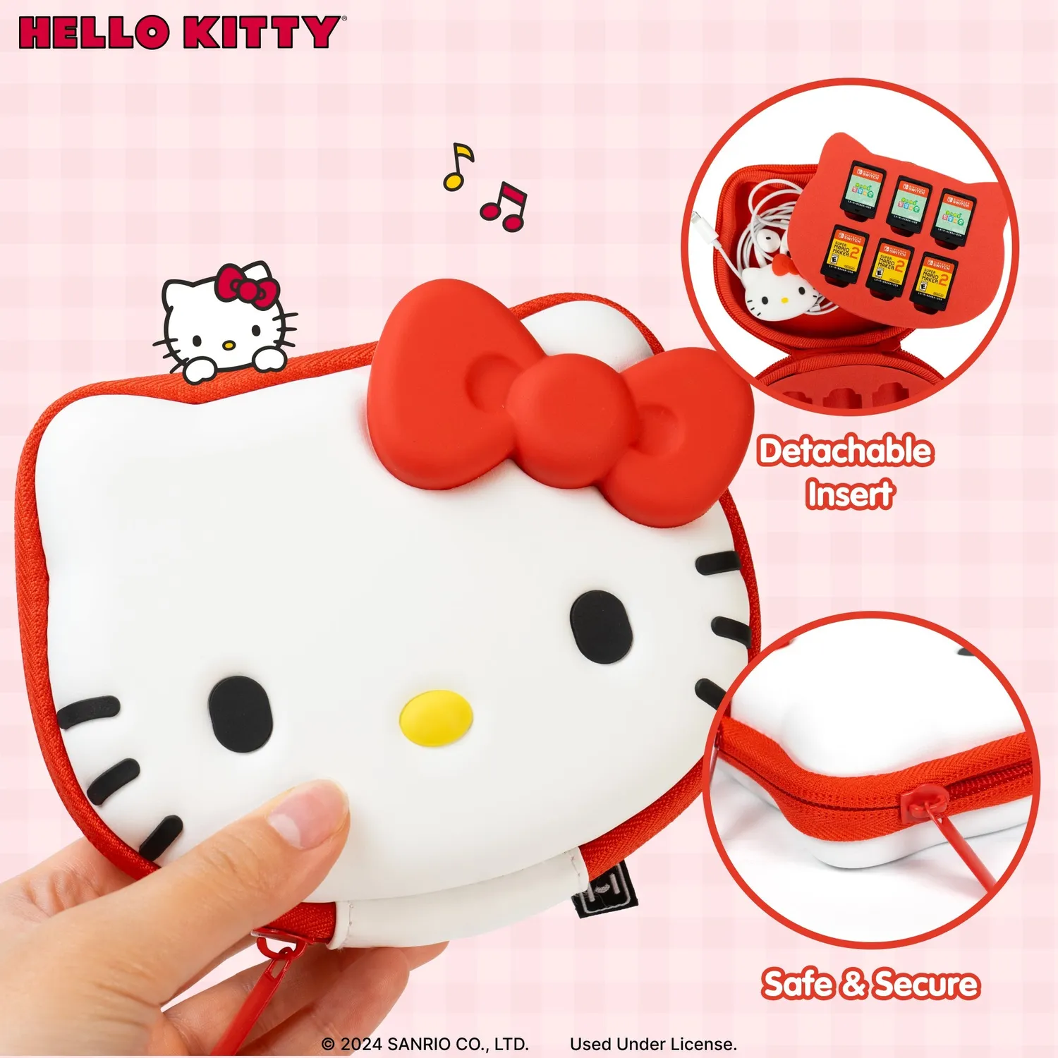 Hello Kitty Nintendo Switch Cartridge Case etui til spillkort