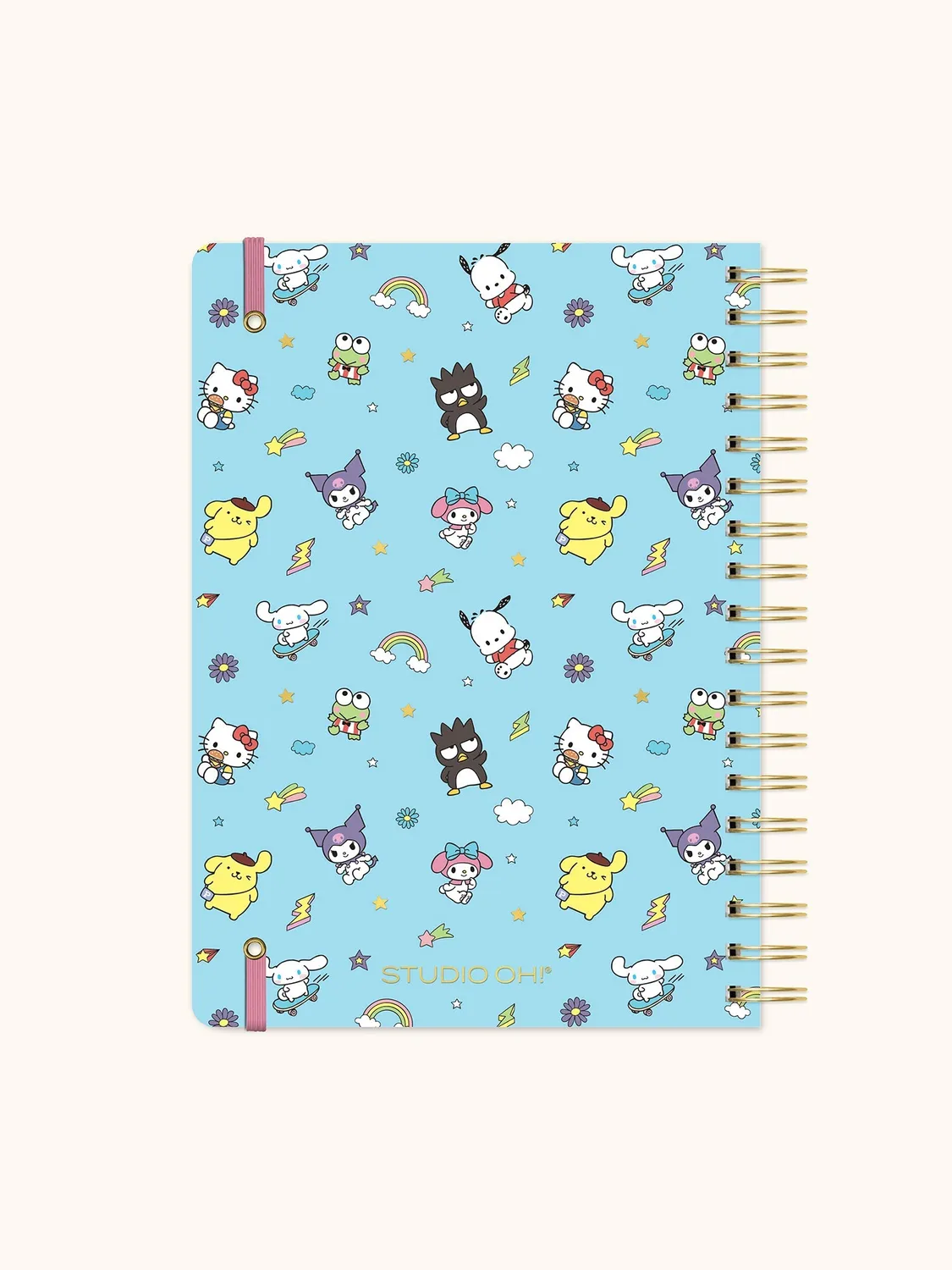 Hello Kitty and Friends x Studio Oh! College Letters Tri-Tab Planner planlegger