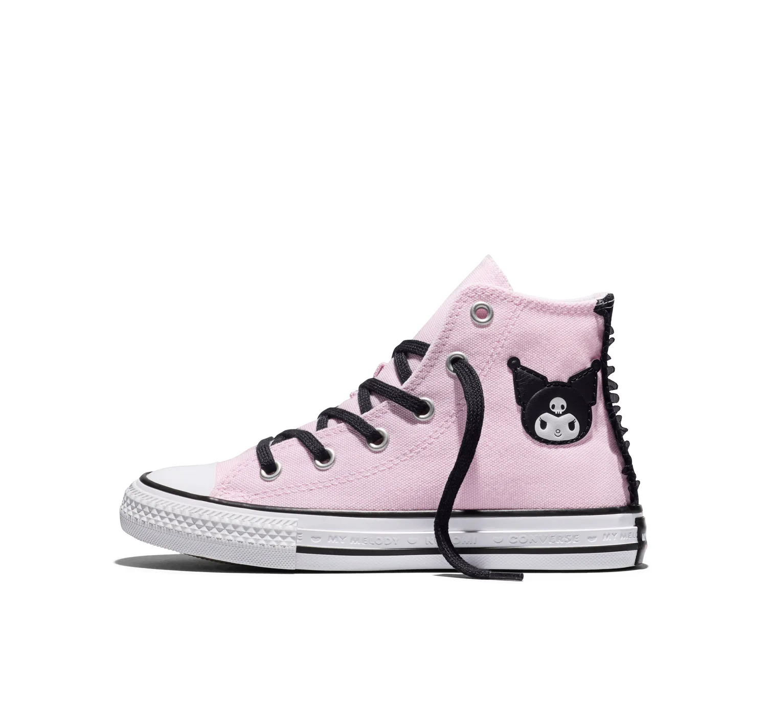 Converse My Melody & Kuromi Chuck Taylor All Star Hi barnesko svart rosa