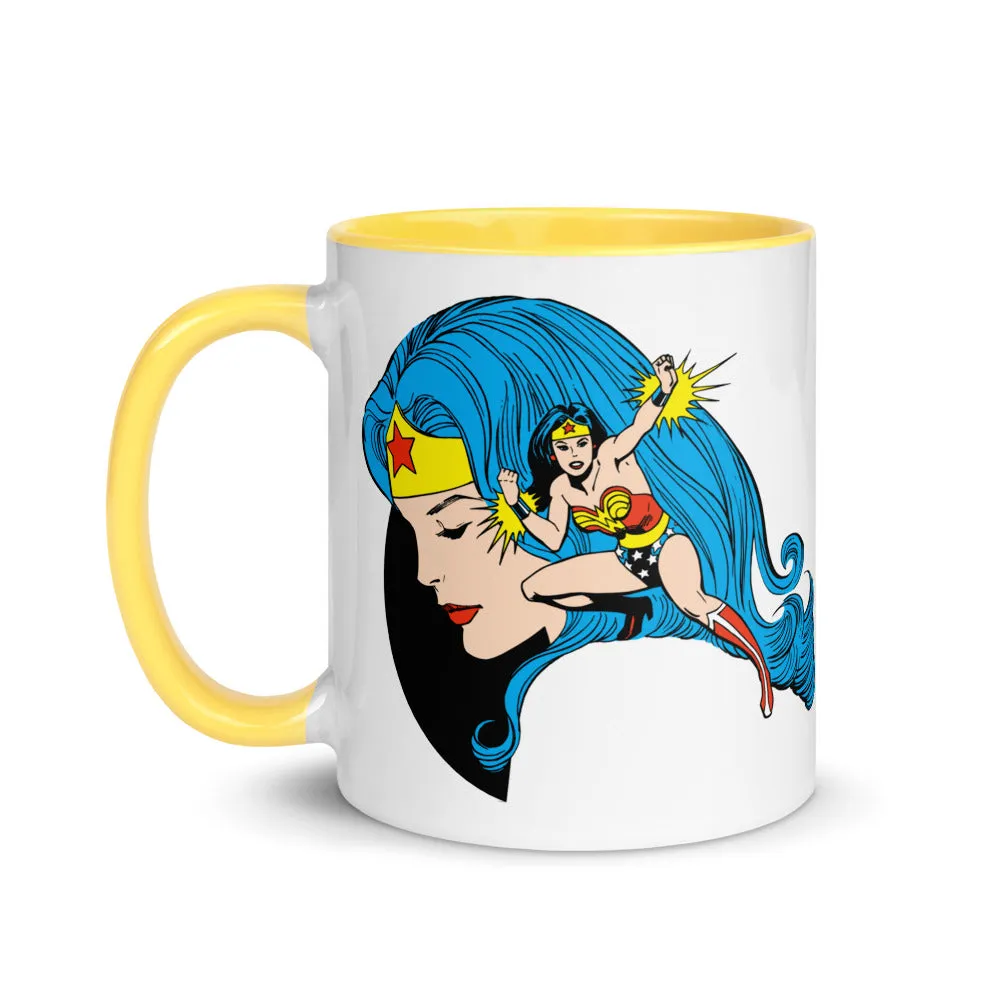 Batman WONDER WOMAN Amazonian Two-tone Mug krus 11 oz rød