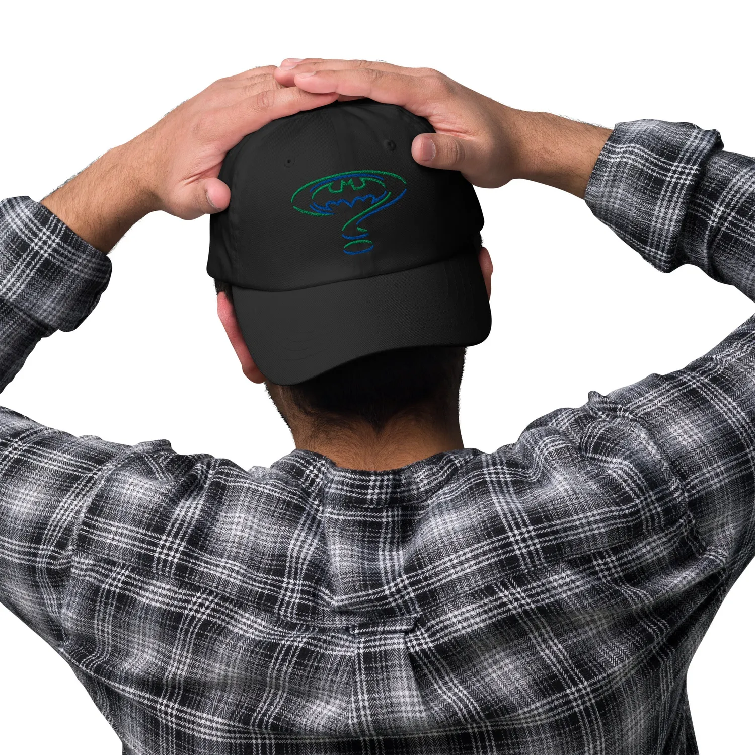 Batman Batman Forever caps svart brodert logo