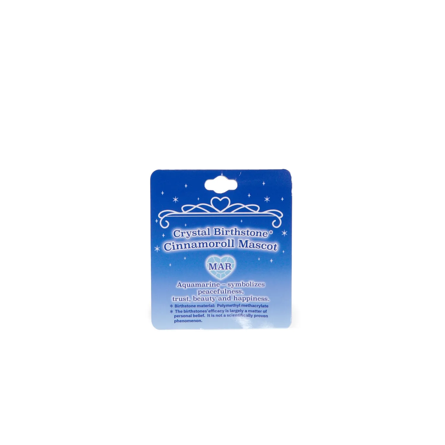 Hello Kitty Cinnamoroll Birthstone Mascot Keychain March Aquamarine