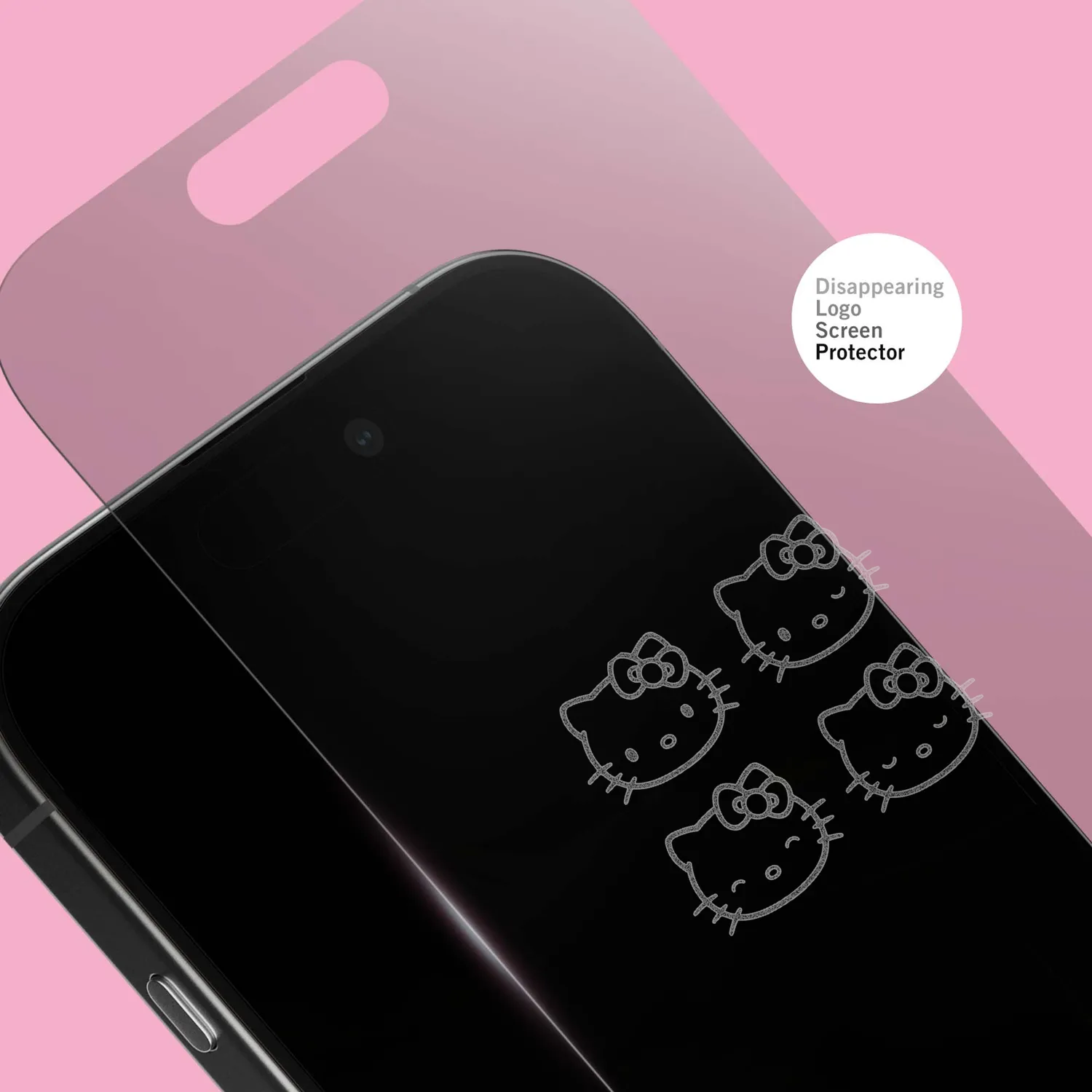 Hello Kitty Screen Skinz skjermbeskytter iPhone 14/13/13 Pro klart glass