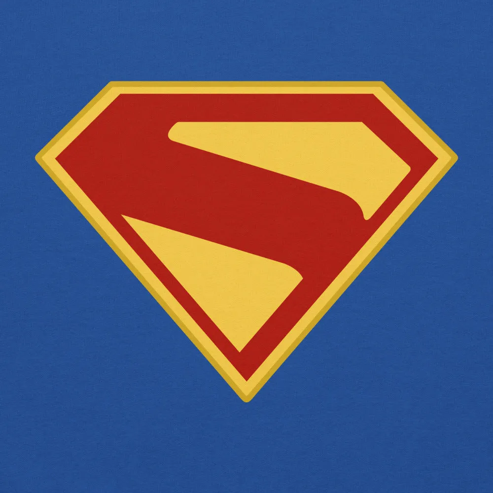 Batman Superman 2025 Hoodie S-Shield hettegenser Royal