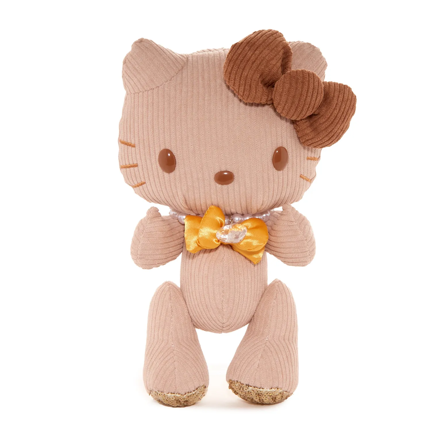 Hello Kitty 7" Jewel Plush Plysjbamse brun 7 tommer