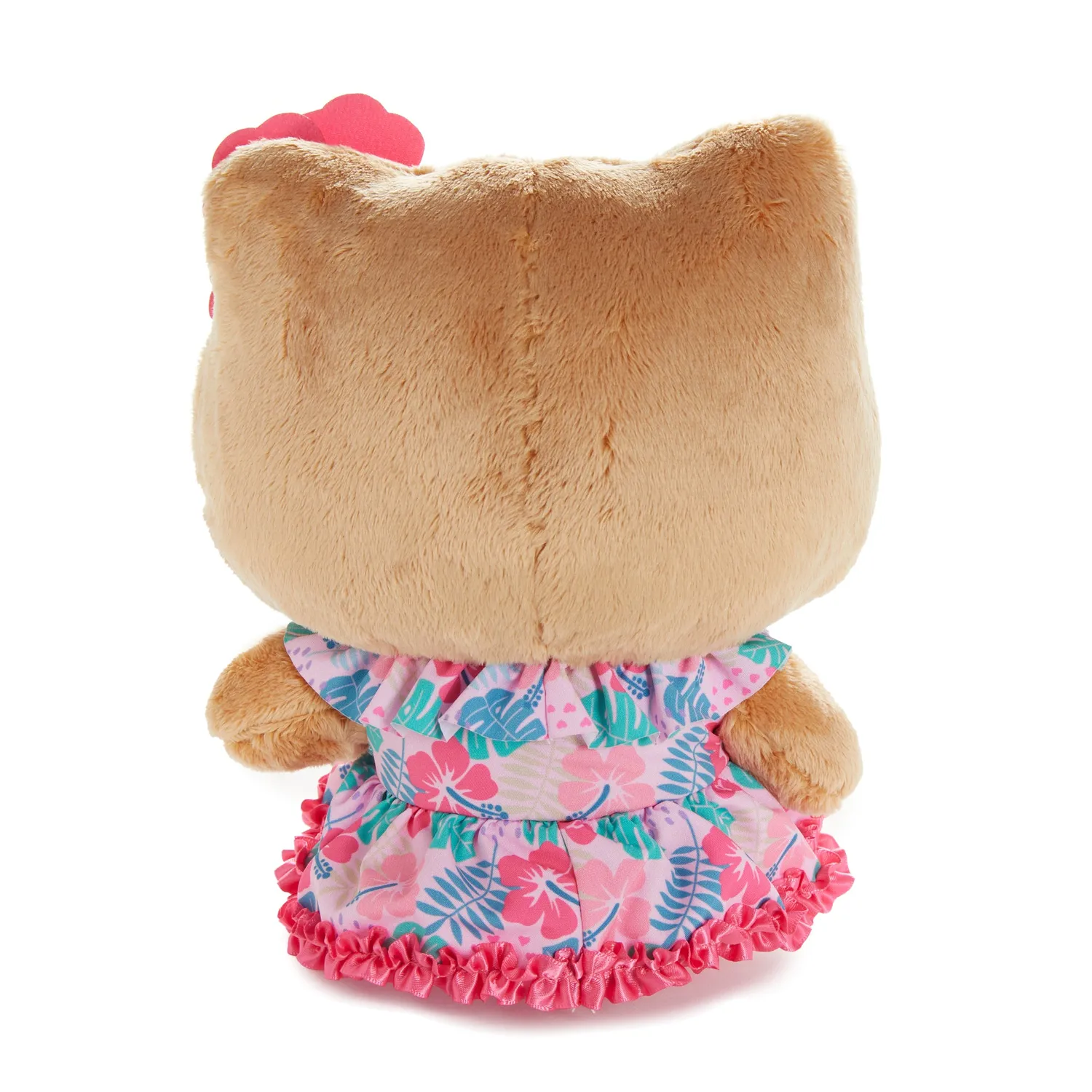 Hello Kitty Island Hibiscus 8" Tan plysjbamse brun