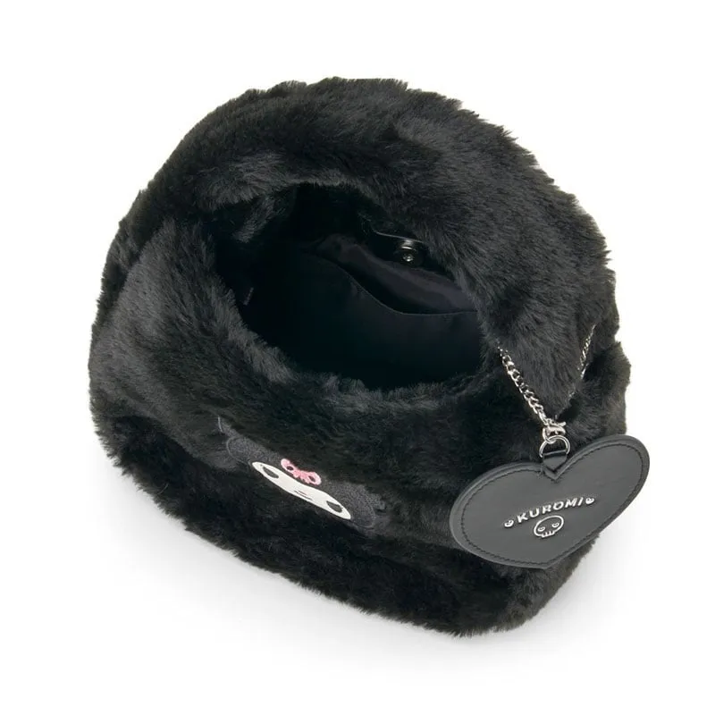 Hello Kitty Kuromi Plush Boa skulderveske avtagbar stropp
