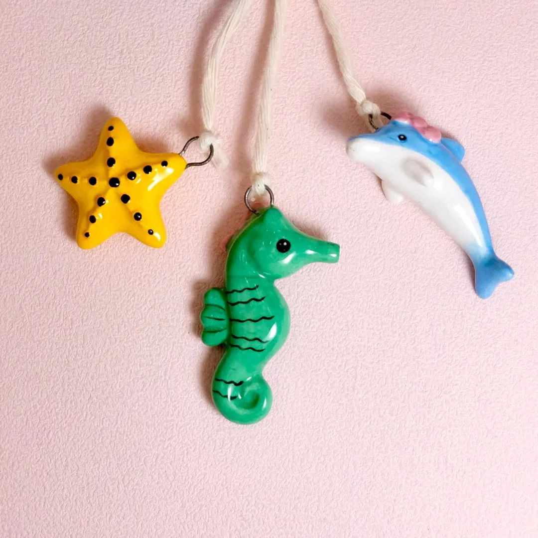 Hello Kitty Mermaid Wind Chime keramisk vindspill håndmalt