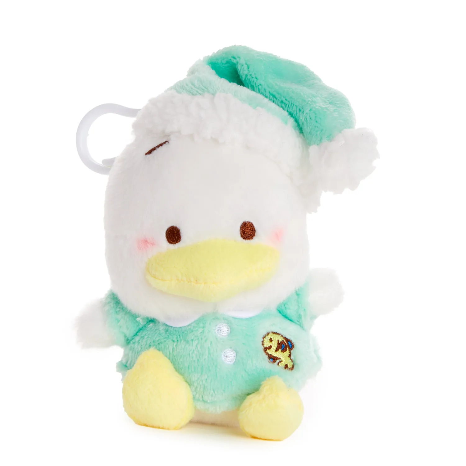 Hello Kitty Sleepytime Pekkle kosedyrmaskot med klips