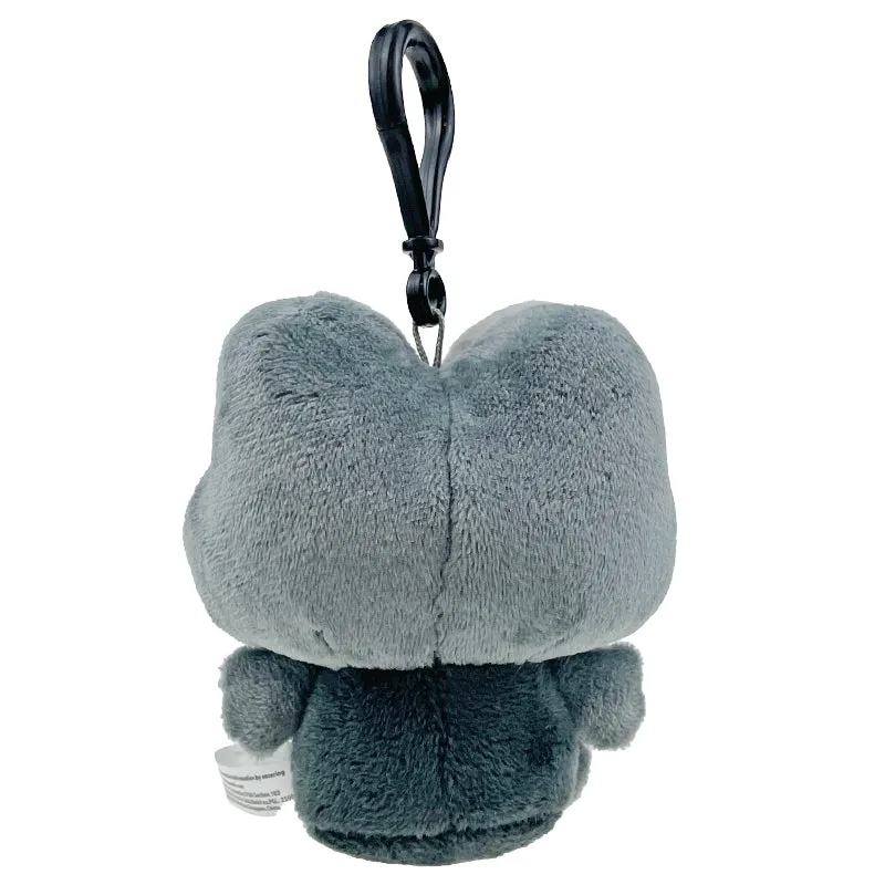 Hello Kitty Ash Monochrome Series Keroppi Plush Mascot Clip plysjklips 10 cm