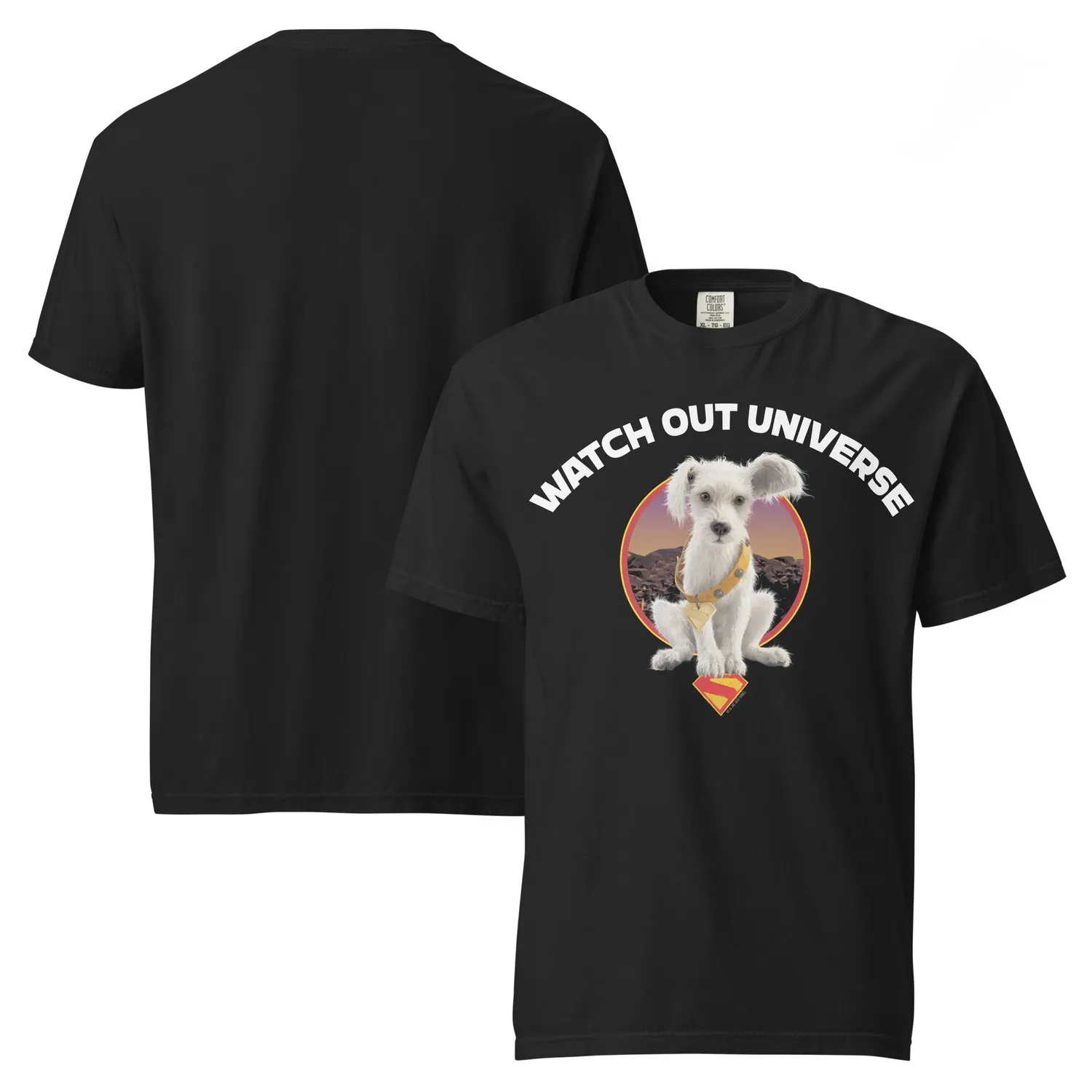 Supergirl (2026) Puppy Krypto Comfort Colors T-skjorte