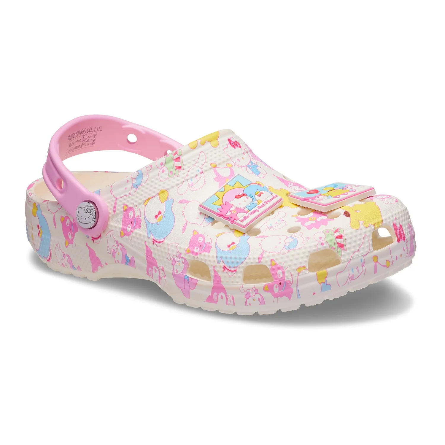 Hello Kitty and Friends x Crocs Kids Pastel Classic Clog barnesko flerfarget