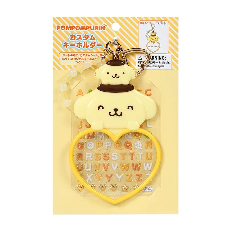 Hello Kitty Sanrio Character Award Series Pompompurin nøkkelring med klistremerker