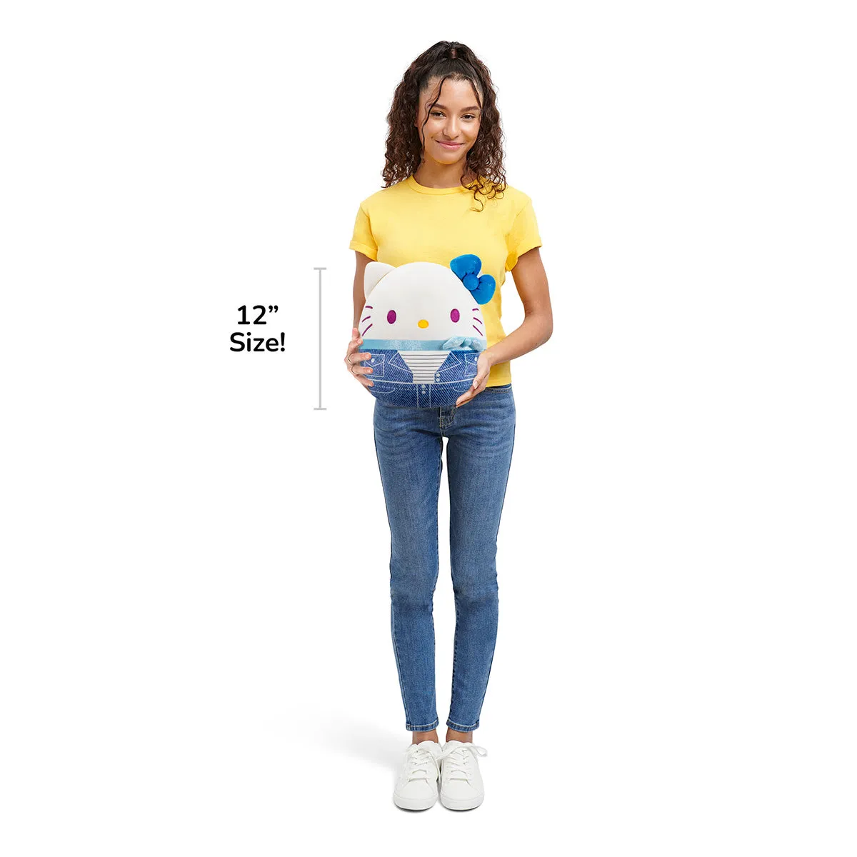 Hello Kitty Squishmallows 12" Denim kosedyr