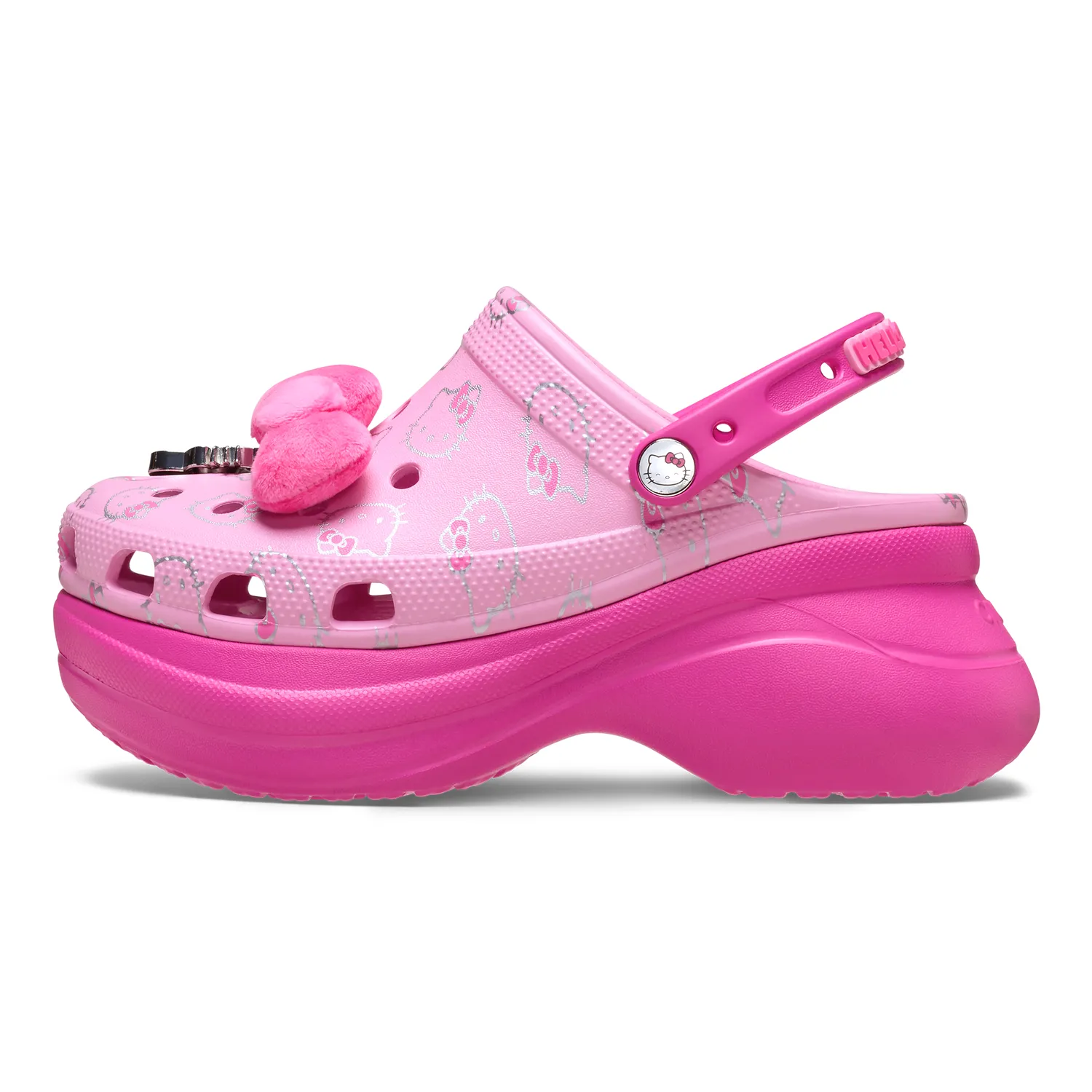 Hello Kitty x Crocs Adult Bae Clog sko rosa W4–W11 6 cm