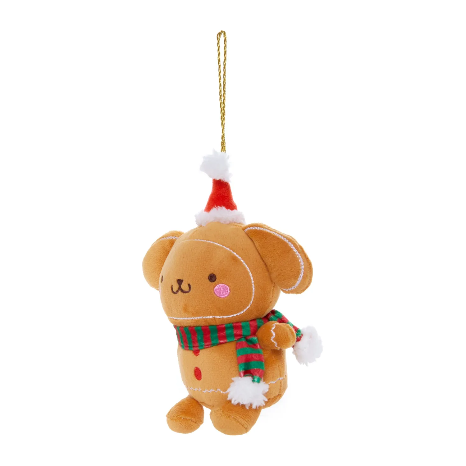 Hello Kitty and Friends Holiday Gingerbread Friends Pompompurin plysjpynt