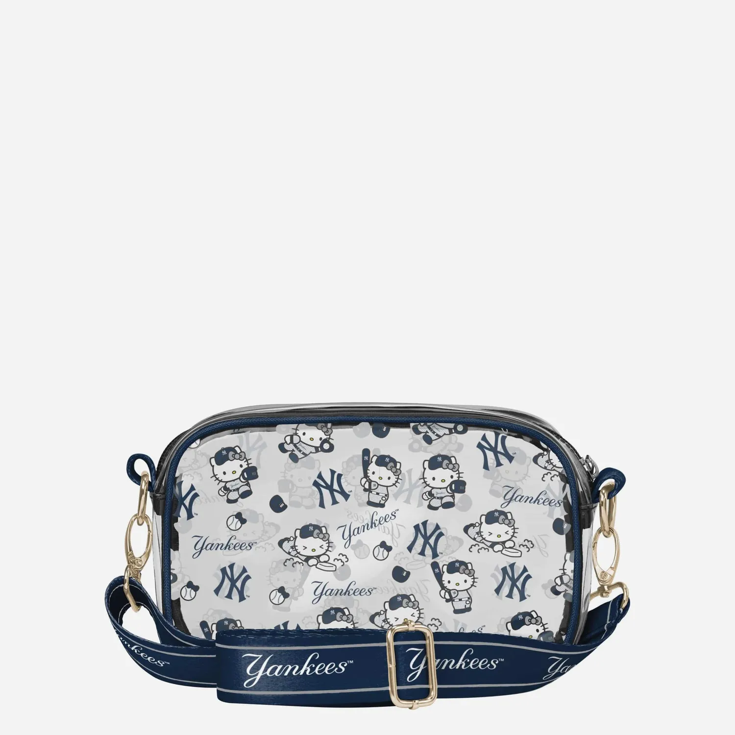 Hello Kitty New York Yankees crossbody-veske gjennomsiktig 2 l
