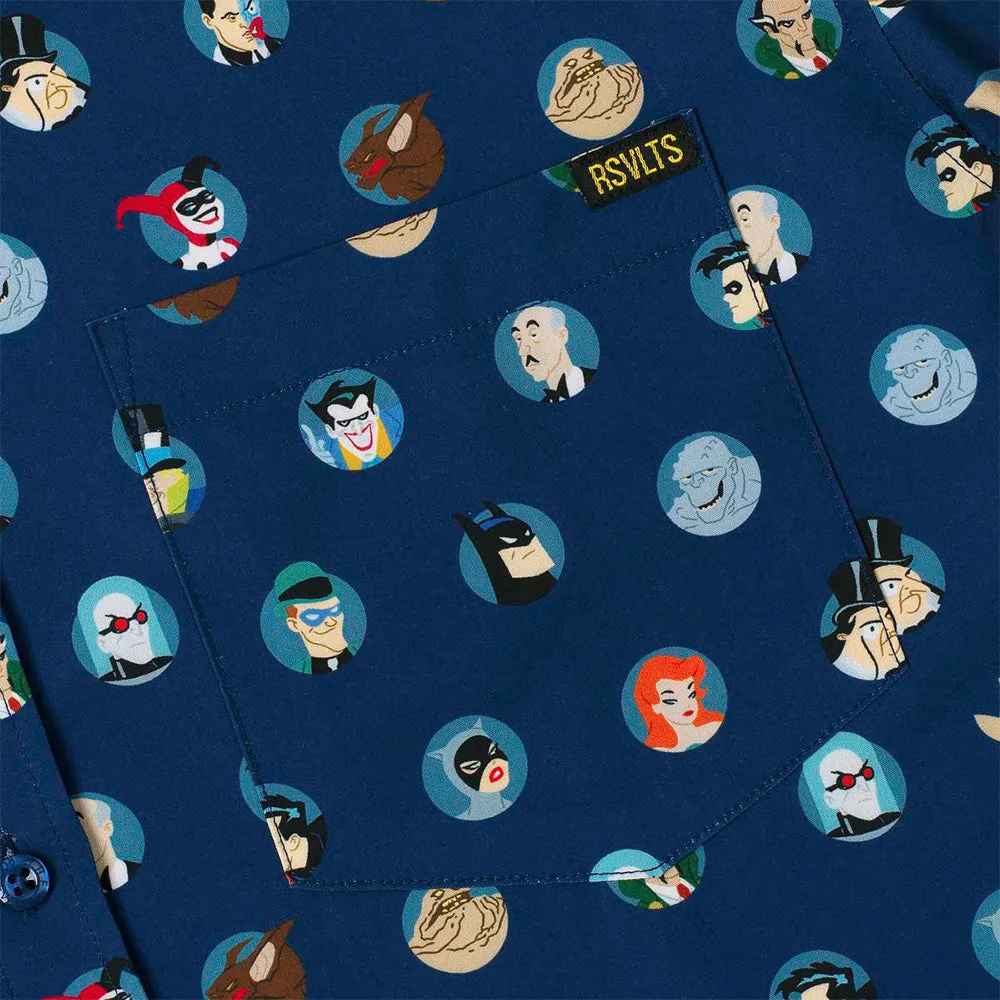 Batman The Animated Series Villains & Vigilantes KUNUFLEX kortermet skjorte