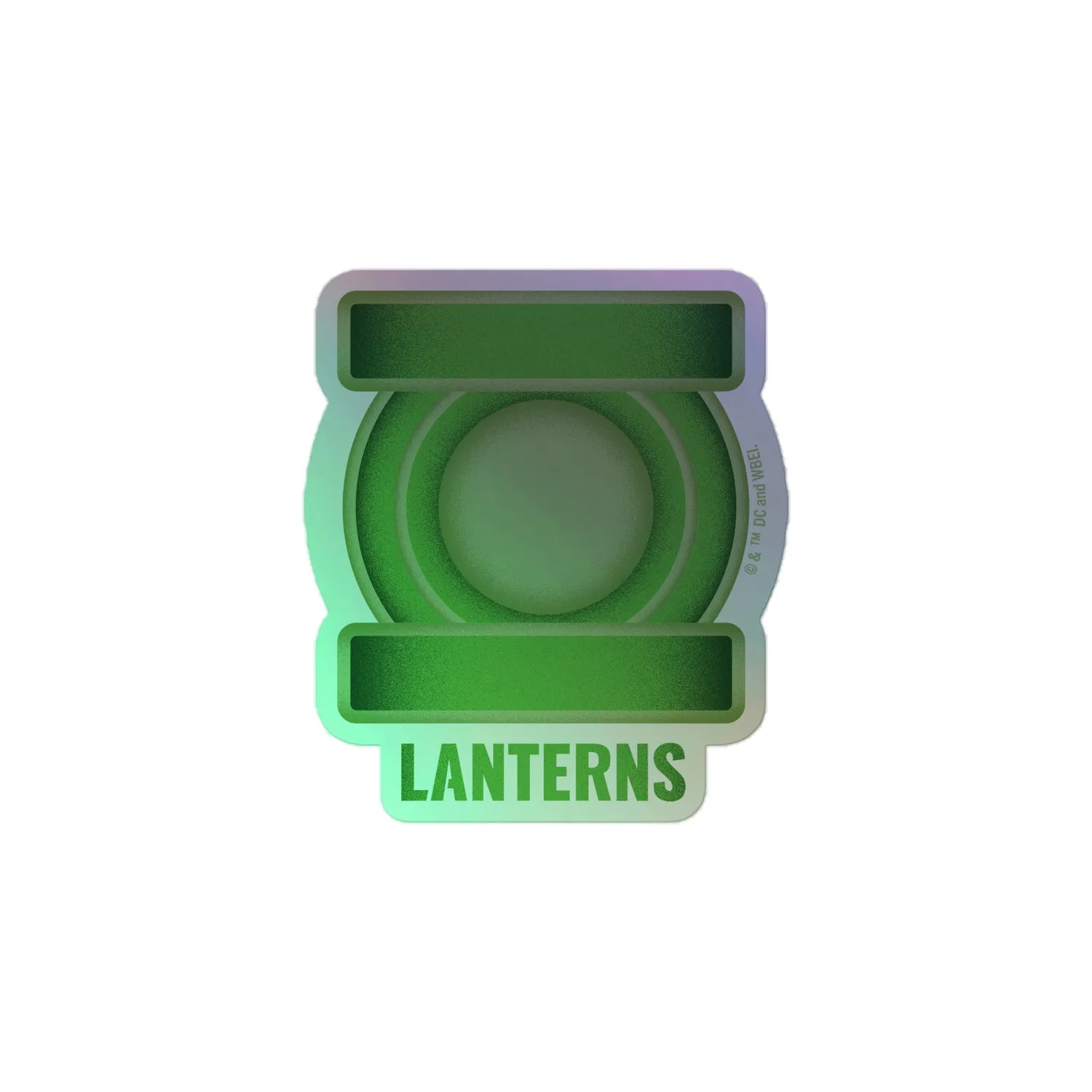 Lanterns Holographic Sticker Logo klistremerke holografisk