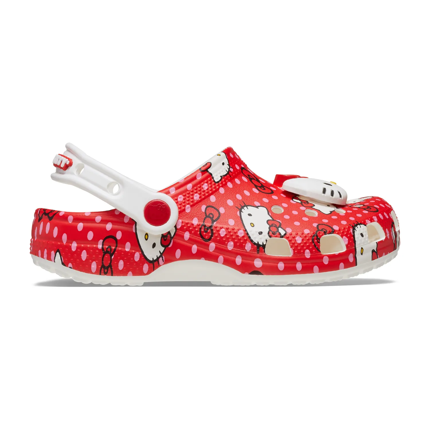 Hello Kitty x Crocs Toddler Red Classic Clog rød C4–C10