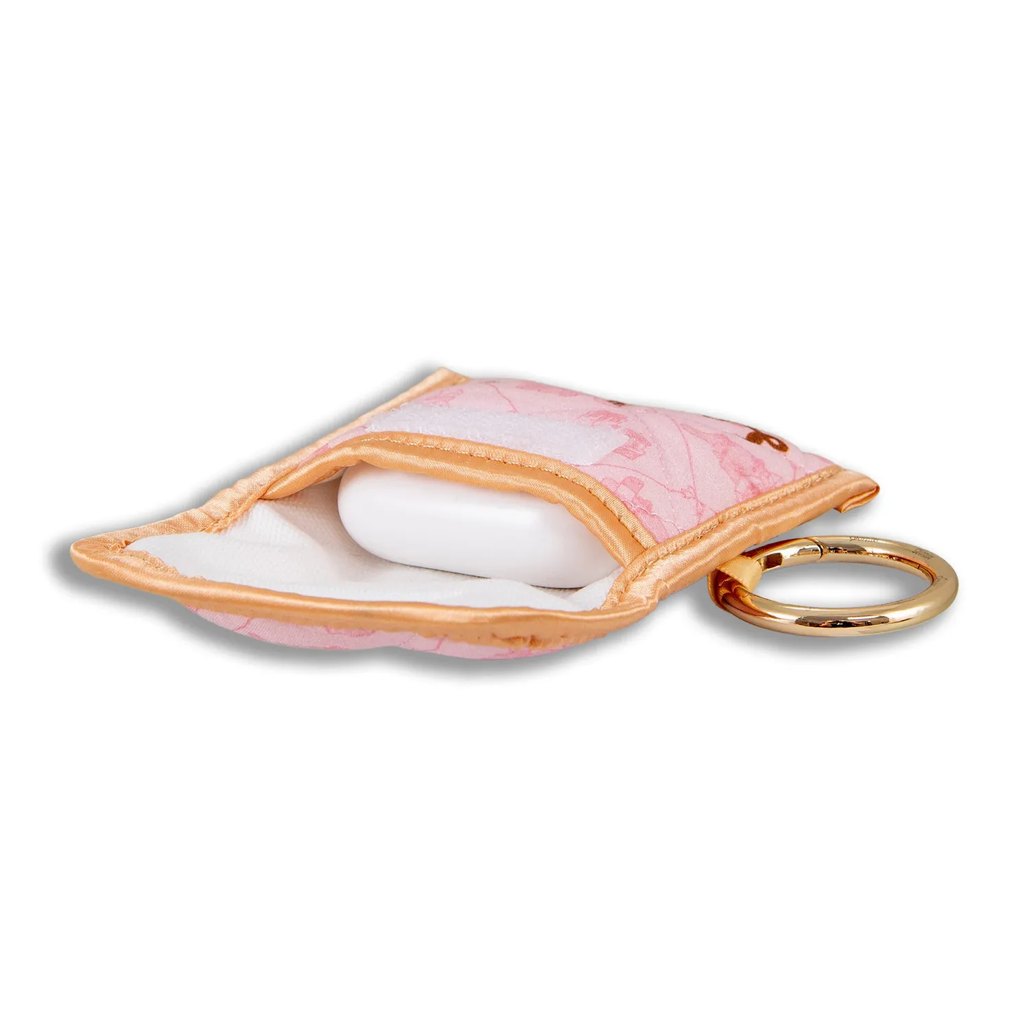 Hello Kitty Lovelymocha x Sonix Ear Bud Pouch quiltet etui