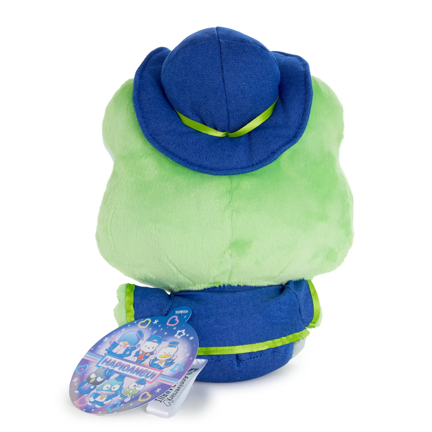 Hello Kitty Hapidanbui Boy Band Keroppi plysjbamse 8″ – sittende