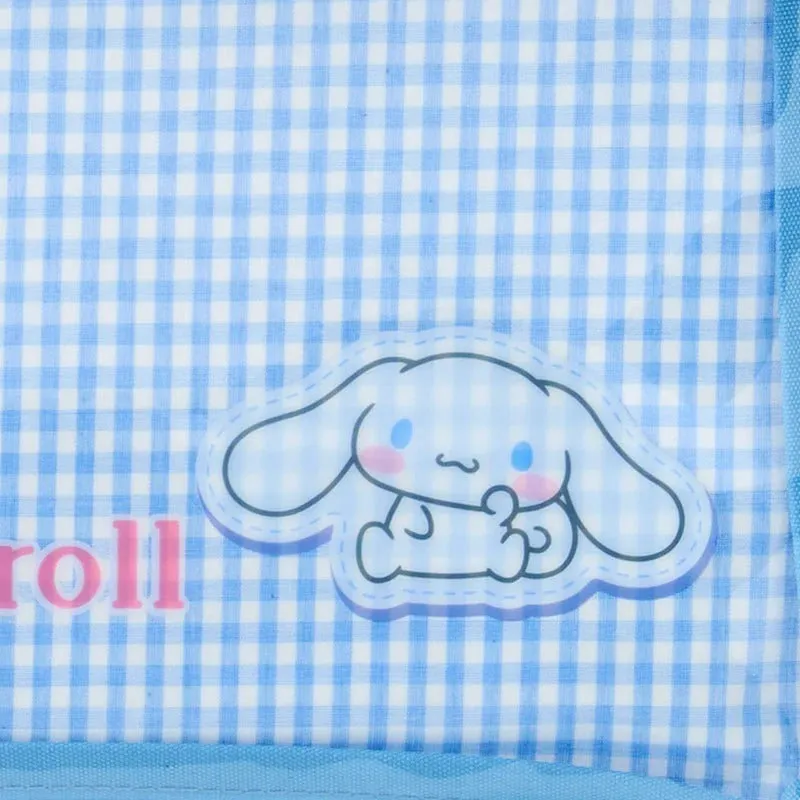 Hello Kitty Cinnamoroll Gingham Flat Pouch flat mappe med vindu