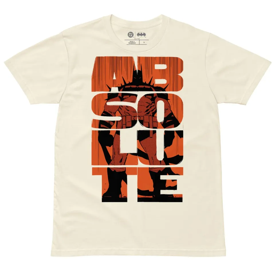 Batman Absolute Batman T-skjorte Natural – 100 % bomull