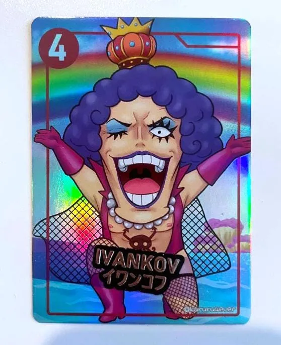 Kururu4ever One Piece Holographic Card Collection Set 1 samlekort holografisk