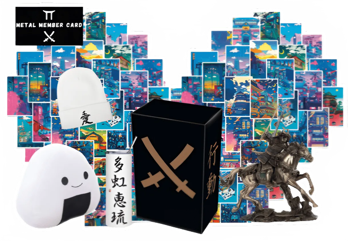 Anibox 1 Figure & 3 Anime Items Box animeboks med figur