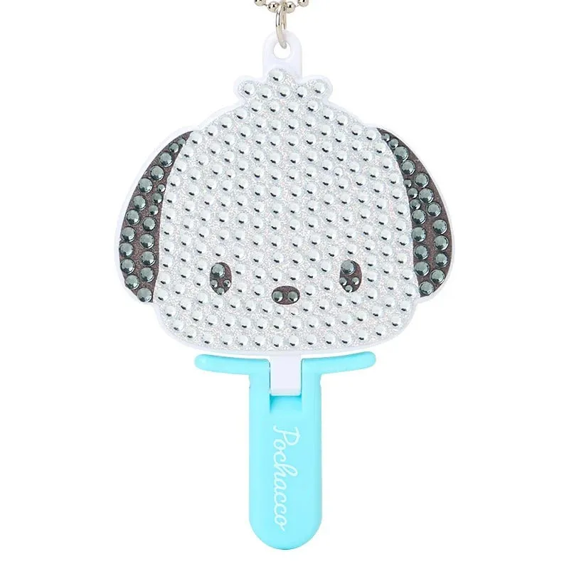 Hello Kitty Pochacco Mini Bling Mirror Charm speilanheng