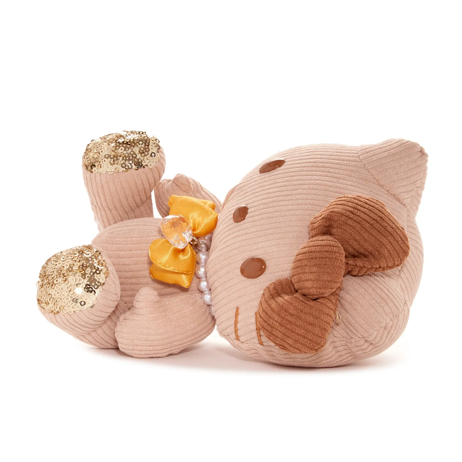 Hello Kitty 7" Jewel Plush Plysjbamse brun 7 tommer