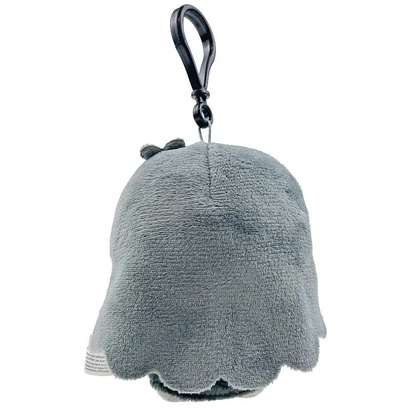 Hello Kitty Ash Monochrome Series Lala Plush Mascot Clip plysjklips grå 10 cm