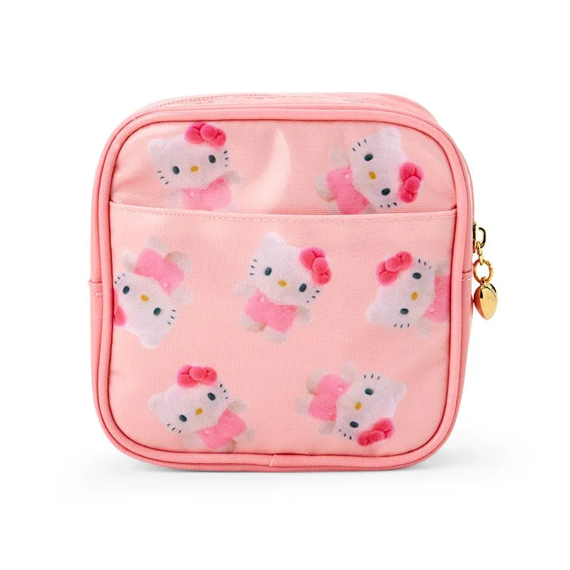 Hello Kitty Pitatto Friends Mini Zipper Pouch minipung med lommer