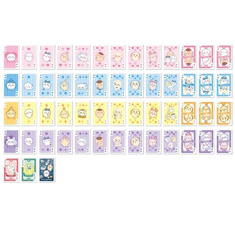 Neo Tokyo Chiikawa Playing Cards Ver.2 kortstokk