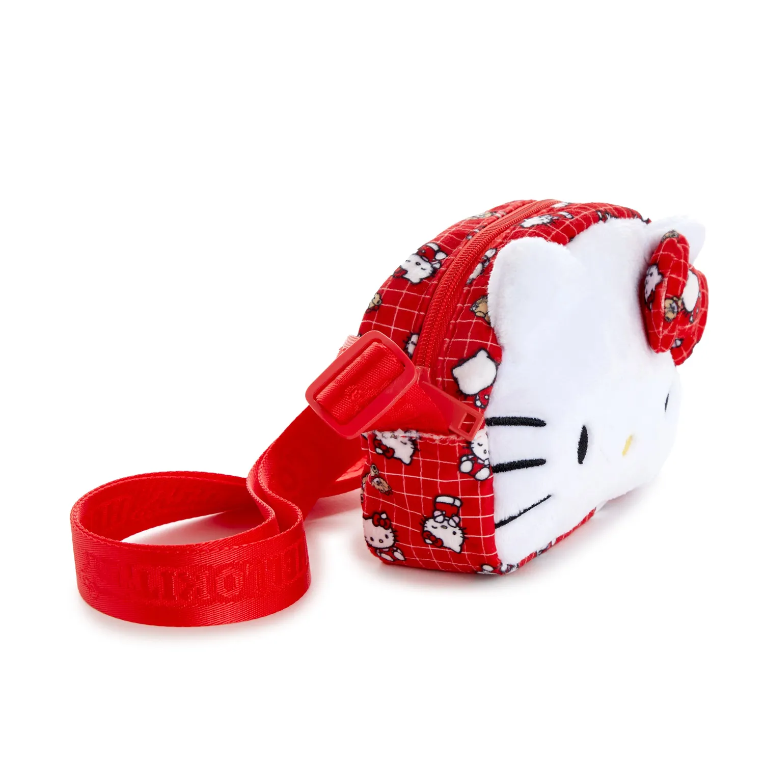 Hello Kitty Ruby Red Series Plush Crossbody Bag veske rød