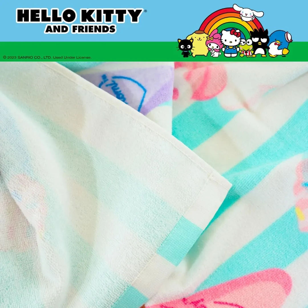 Hello Kitty and Friends strandhåndkle iskrem 152 × 76 cm bomull