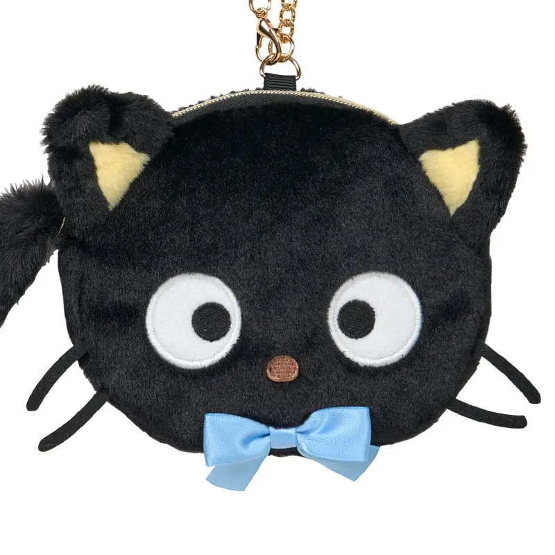 Hello Kitty Sanrio Cat Club Chococat Plush Mini Face Pouch pung