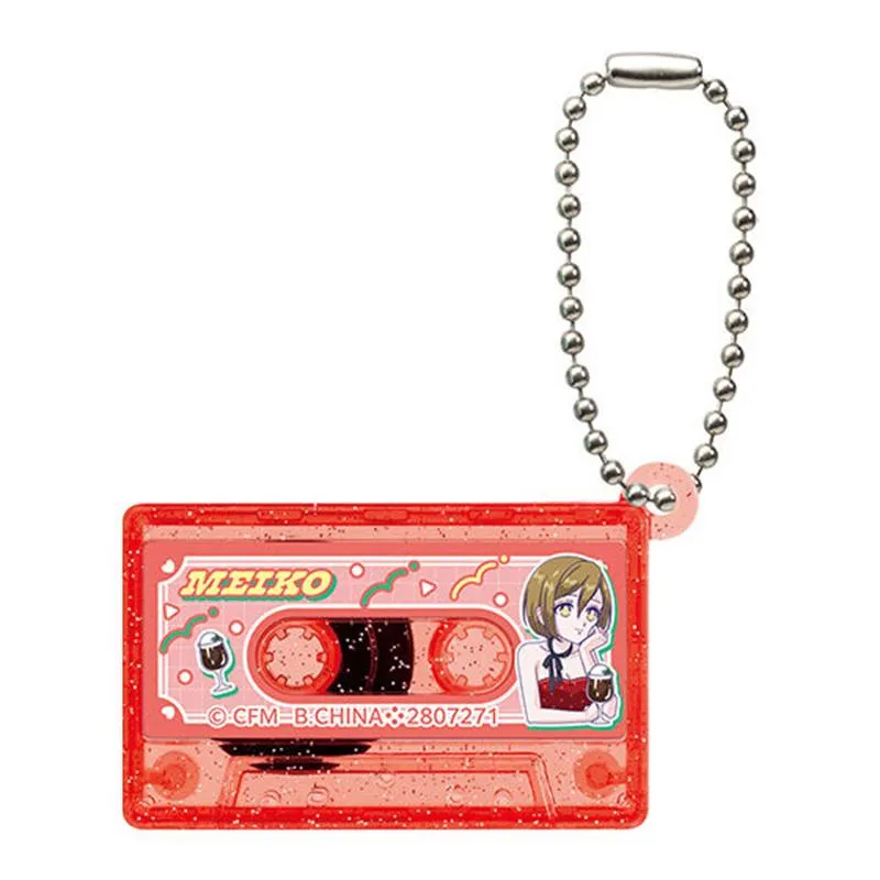 Neo Tokyo Vocaloid Hatsune Miku & Friends Cassette Tape Charm Gacha nøkkelring tilfeldig