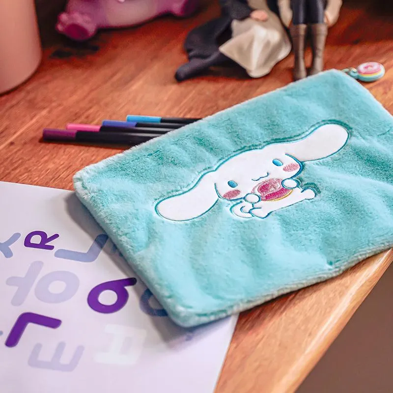 Neo Tokyo Sanrio Cinnamoroll Fluffy Pencil Case pennal 25 cm